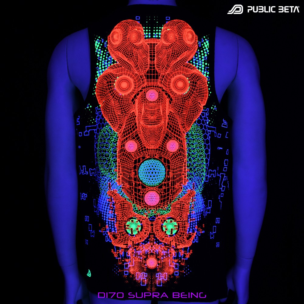Glow in Blacklight Art Clothing