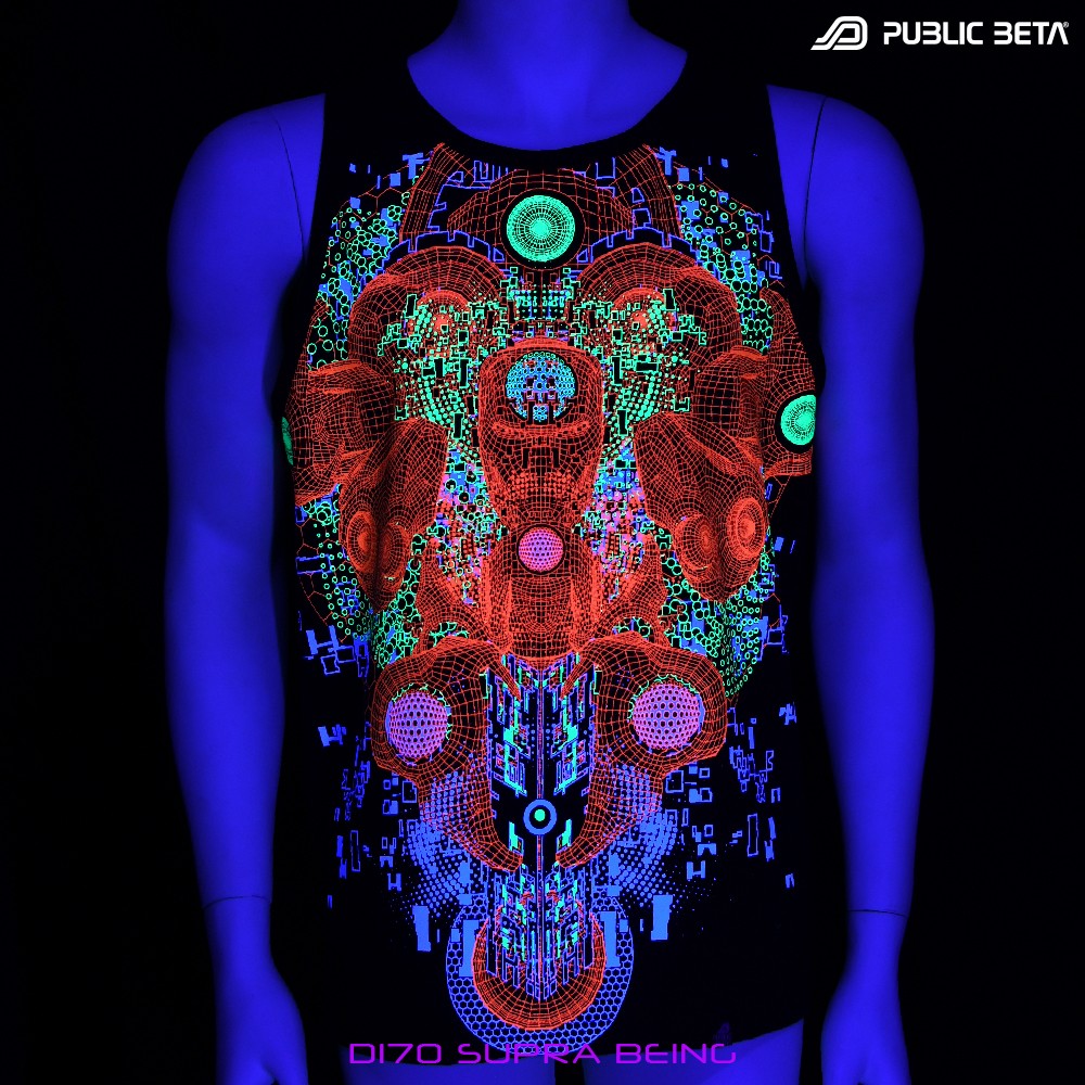 Glow in Blacklight Art Clothing