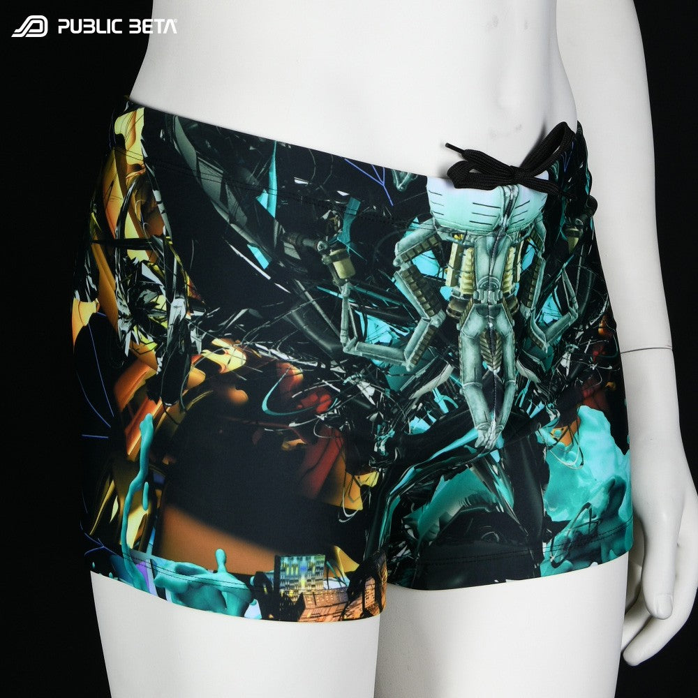 Swim shorts Glow in blacklight