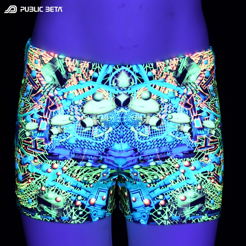Swim shorts Glow in blacklight