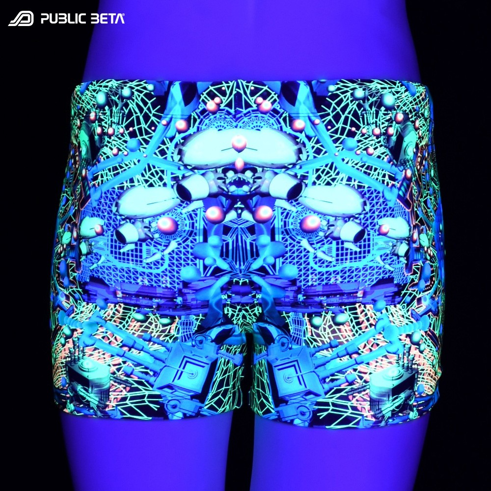 Swim shorts Glow in blacklight