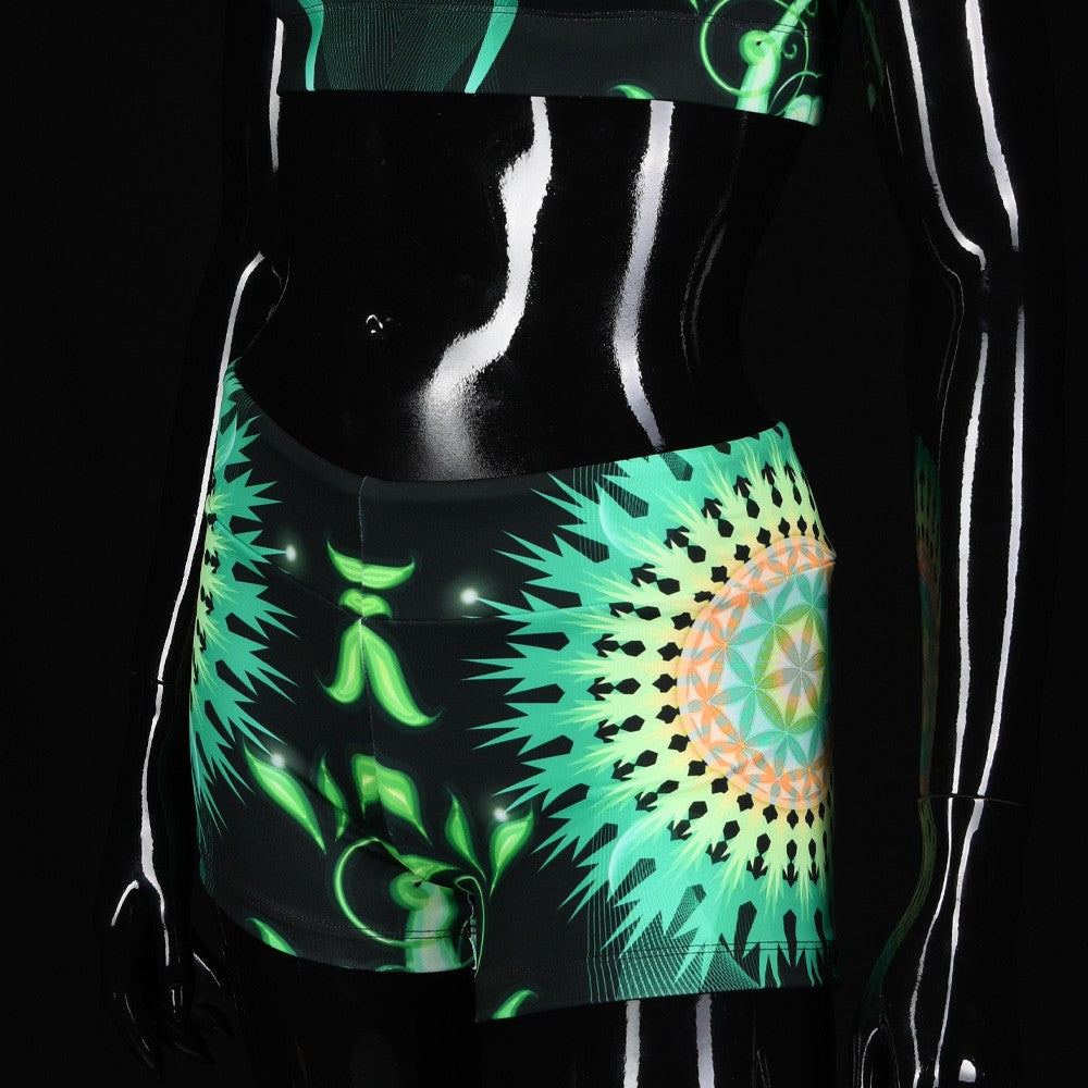 Trancendence D173 Shorts M4 / UV Active Psychedelic Shorts