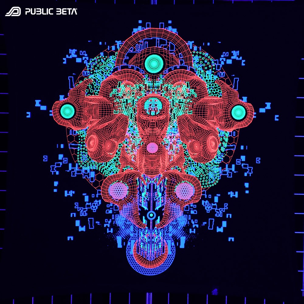 Blacklight Art Print