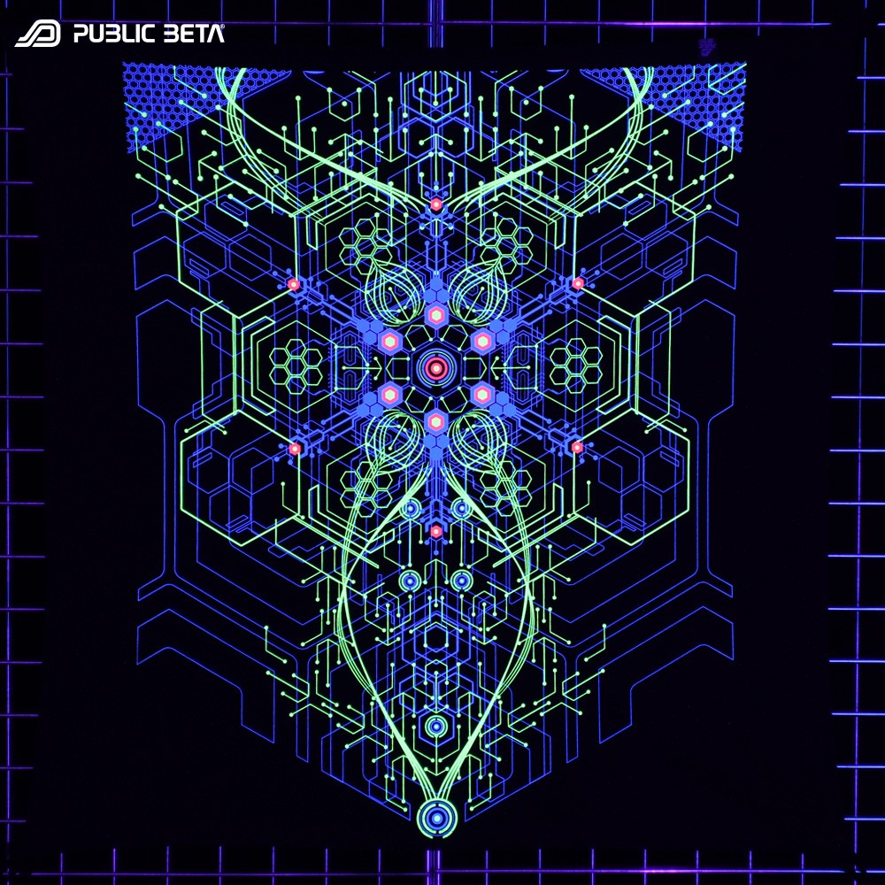Blacklight Art Print