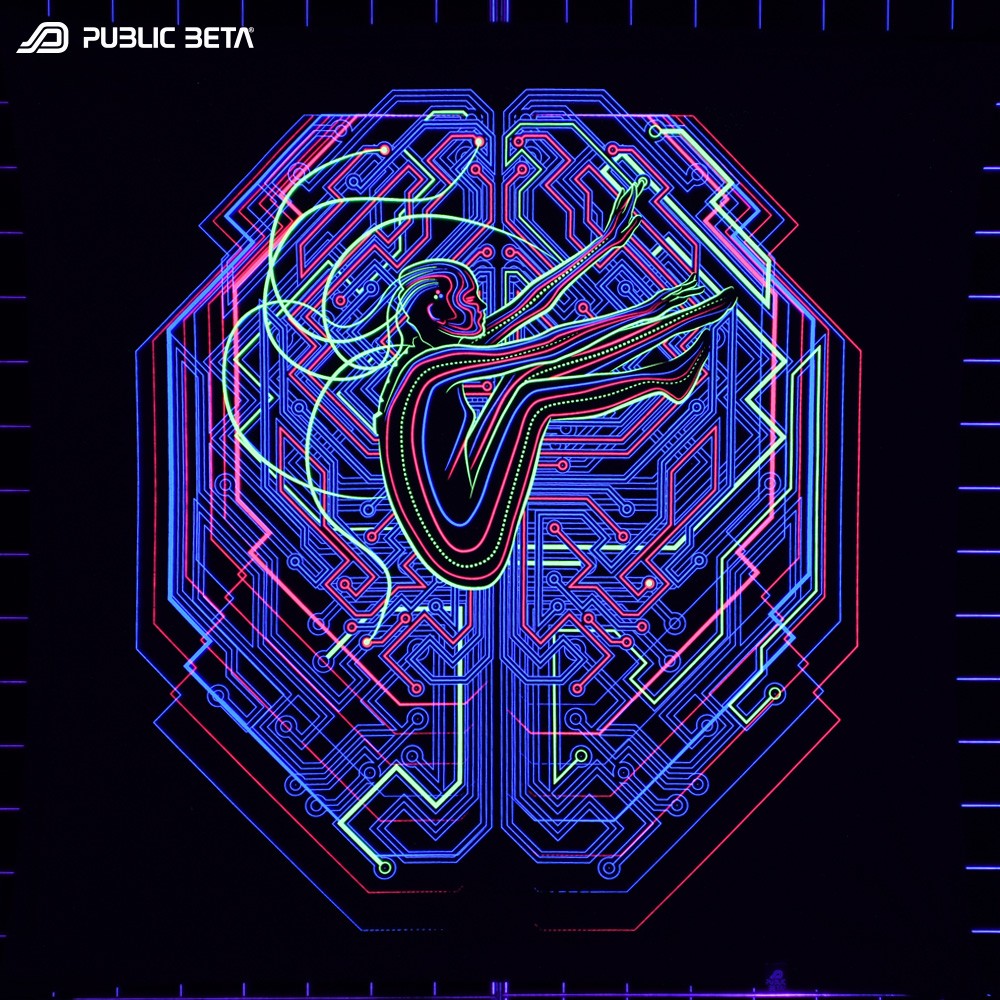 Blacklight Art Print