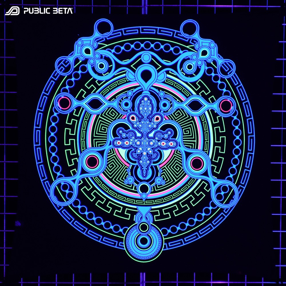 Blacklight Art Print