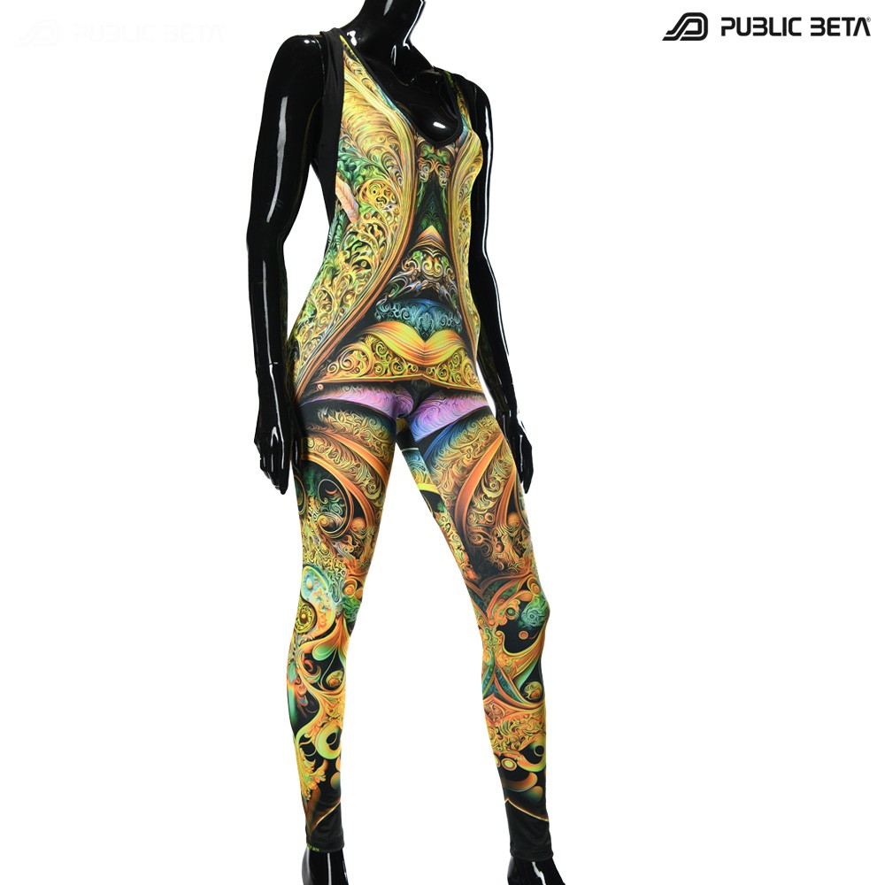 Glow in Blacklight Jumpsuits