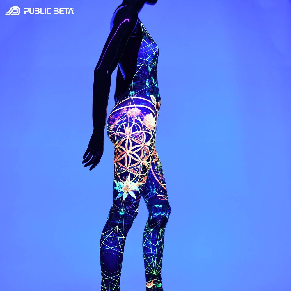 Glow in Blacklight Jumpsuits