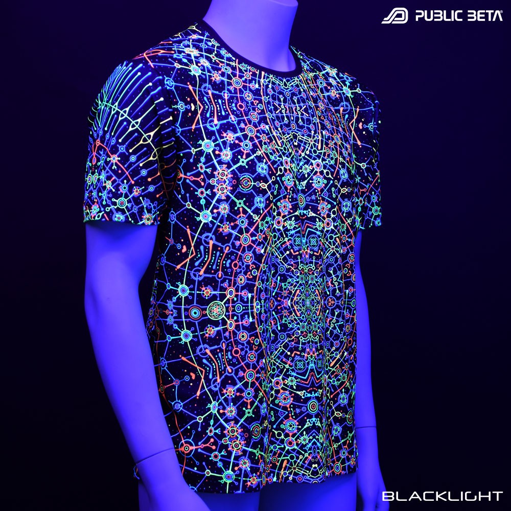 Public Beta Wear DMT By Chaos Conzept Blacklight T-Shirt
