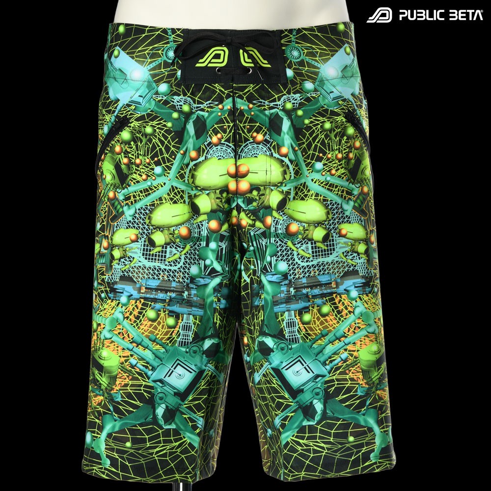 Glow in Blacklight Boardshorts