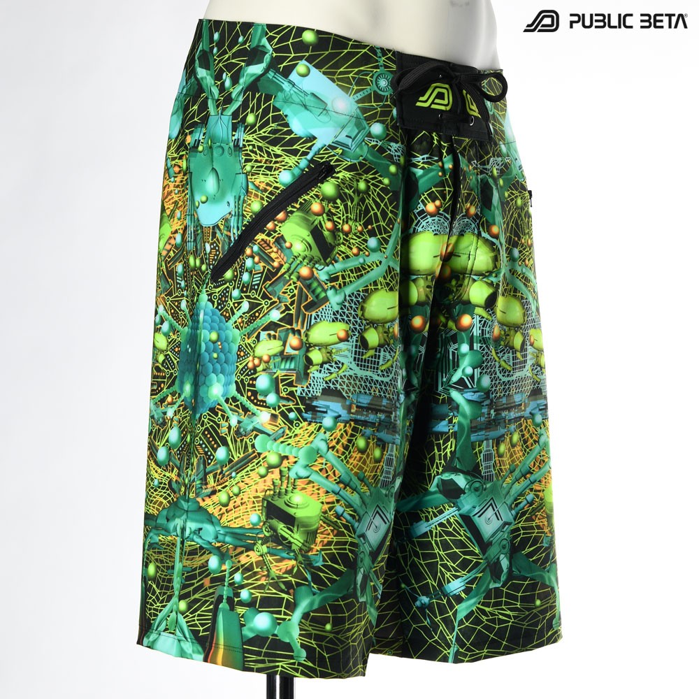 Glow in Blacklight Boardshorts