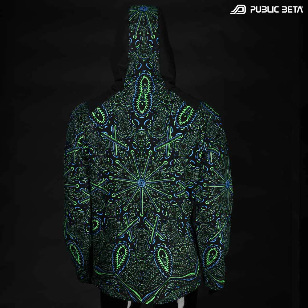 Psycrifise UV D125 Hooded Sweater / Blacklight Psywear