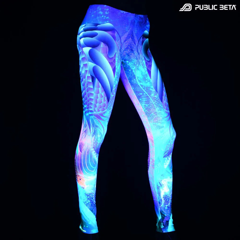 Psychedelic Glow in Blacklight Leggings /TOD UV D148