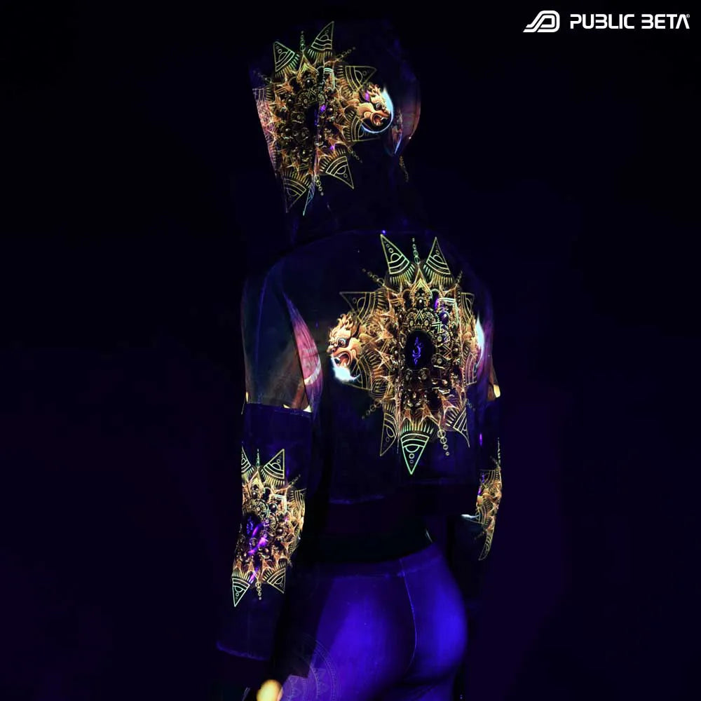 glow in blacklight art clothing