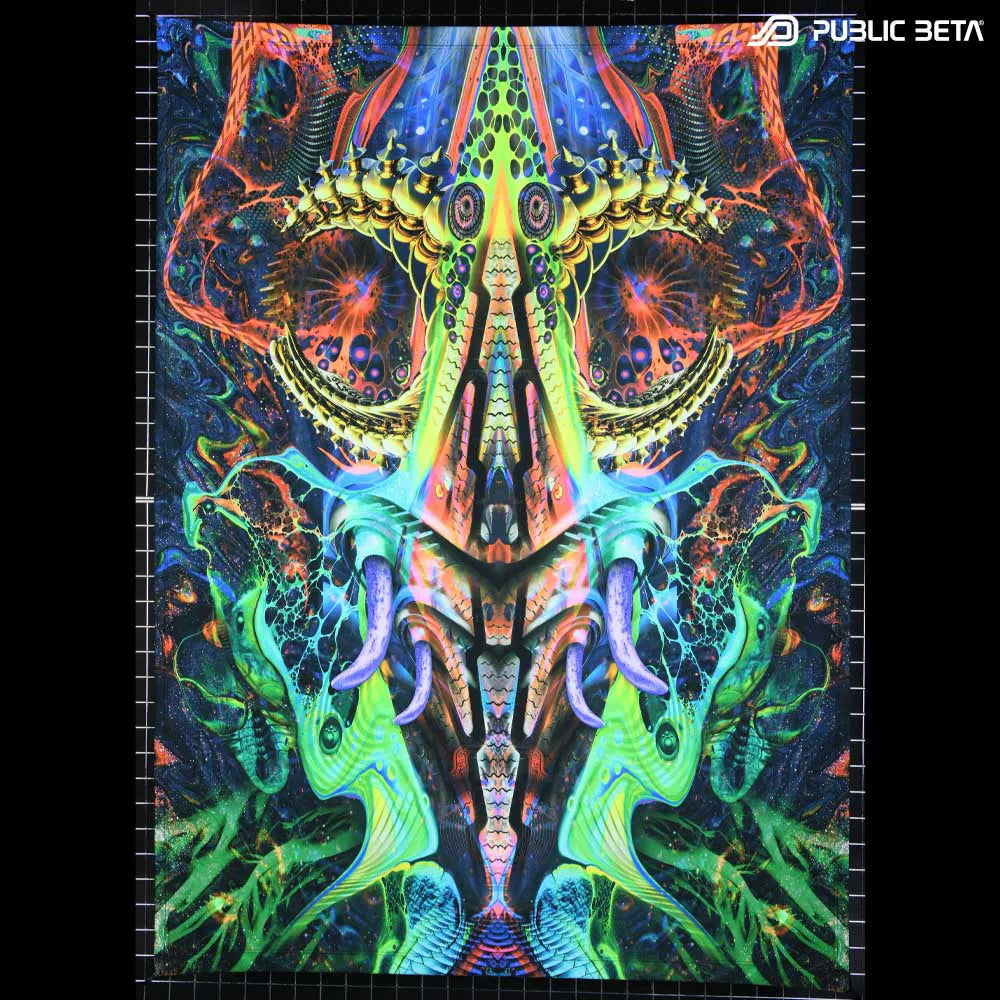 Jungle Genie D166 Blacklight Active Tapestry