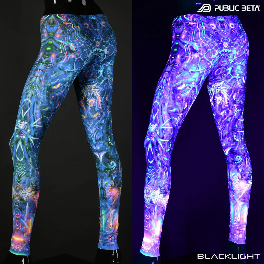 Unknown Dimension D172 UV / Psychedelic Glow in Blacklight Leggings