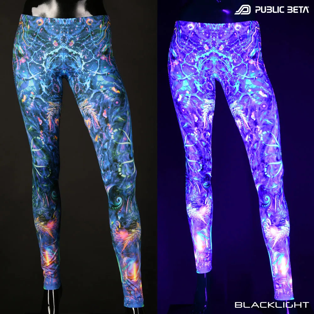 Unknown Dimension D172 UV / Psychedelic Glow in Blacklight Leggings