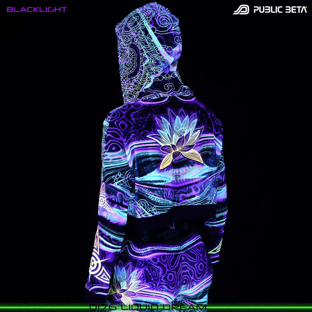 glow in blacklight art clothing